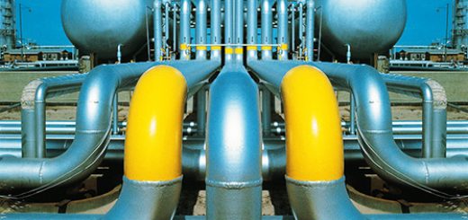 natural gas plant pipes