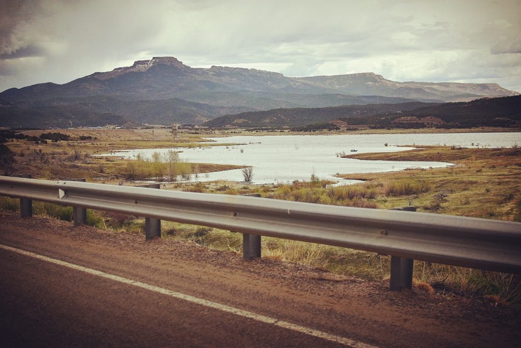 Highway Guardrail in Colorado (Photo by Neal Hightower)