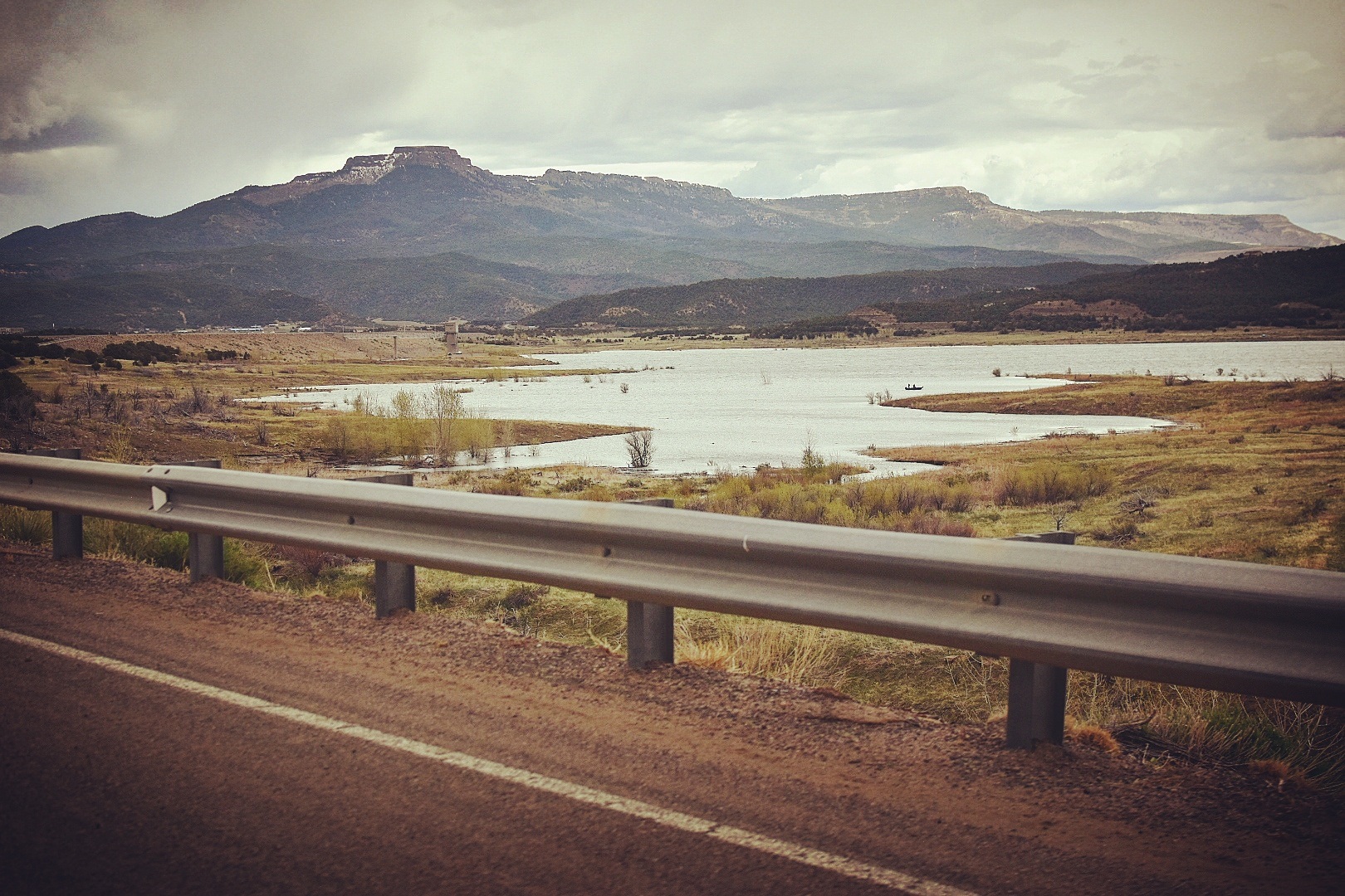 Highway Guardrail in Colorado (Photo by Neal Hightower)