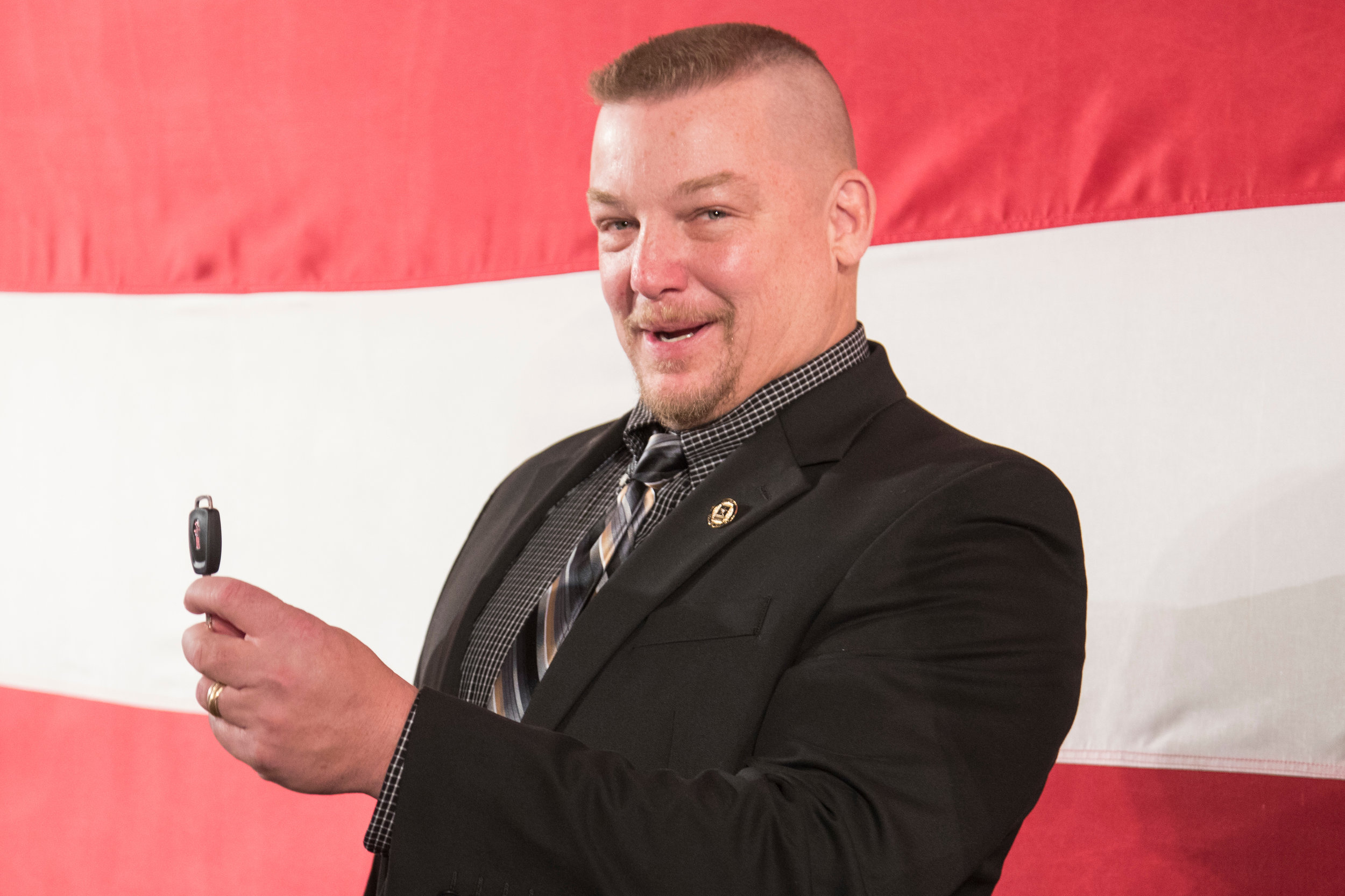 A Stevens Transport driver and retired 28-year U.S. Army veteran Gregg Softy won the U.S. Chamber of Commerce Foundation’s award