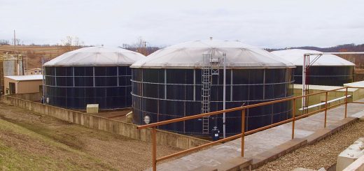 400,000 gallon leachate processing / equalization or storage tanks at Seneca Landfill