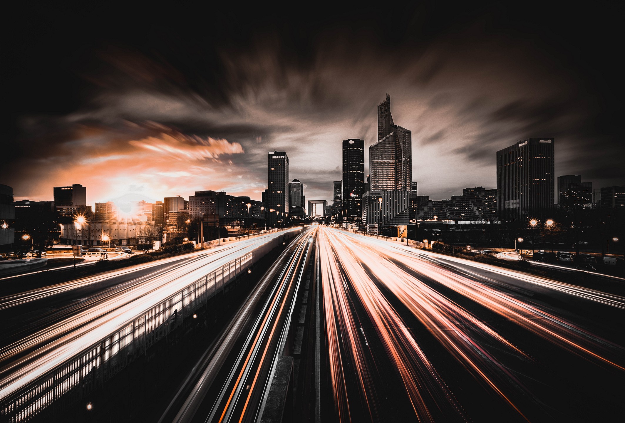 Highways lights, Photo by ClΓ©ment M. on Unsplash