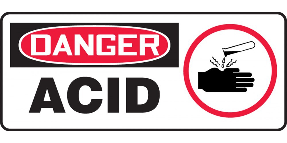 Danger Acid, Acid Label