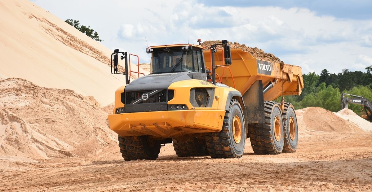 U.S. Silica Fort Worth Texas Volvo A60H Articulated Truck