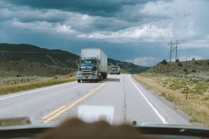 Trucks on Roadway