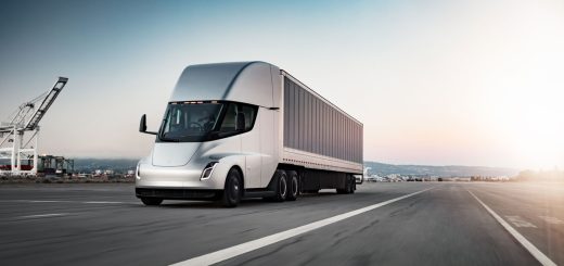 Tesla Semi with Trailer