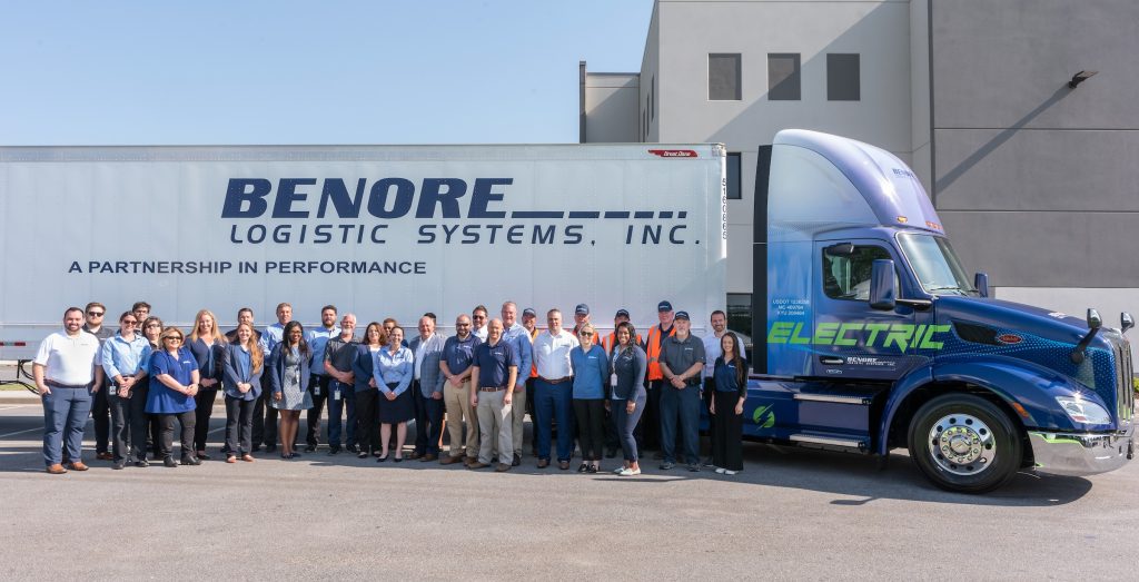 Benore Logistic Systems Electric Peterbilt with Co