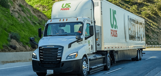 US Foods Freightliner eCascadia