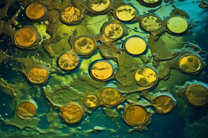 Hazmat trucking: A dangerous but rewarding profession, Gold coins swirling in toxic chemicals and hazardous waste