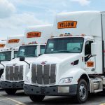Yellow Corp Trucks Lined Up 2