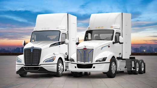 Kenworth T680 and Peterbilt 579 Hydrogen Fuel Cell Trucks