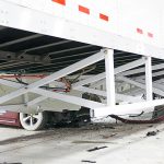Side underride guard crash testing under carriage AngelWing