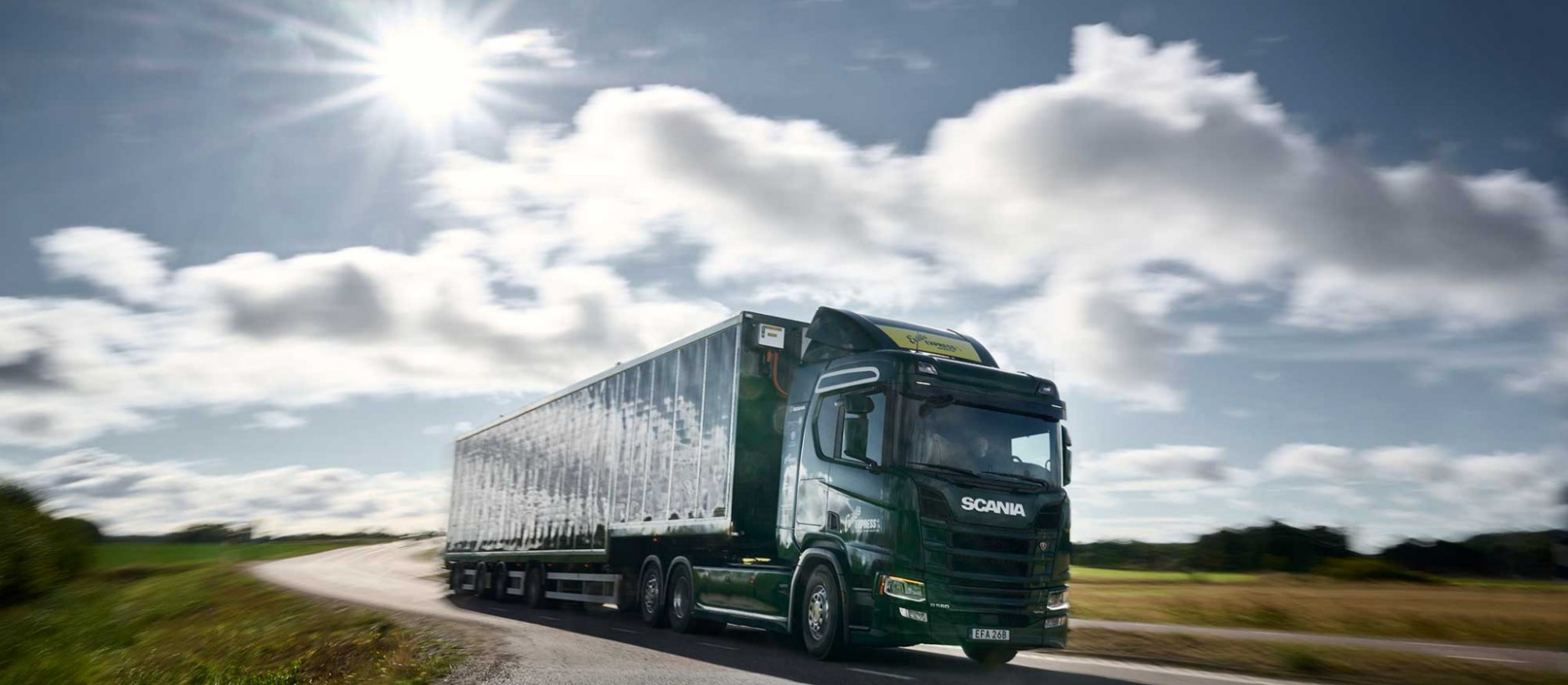 Scania Solar Power Truck