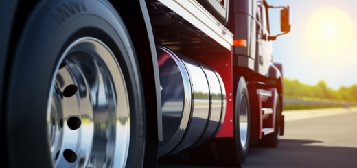 ETrucKing closeup of tire with hyper realistic trucking fleet i 6cc90a7d 2eef 4825 802d 5a25dfe80a7f