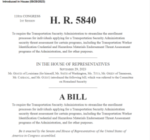 H.R.5840 - Transportation Security Screening Modernization Act