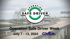 Operation Safe Driver Week 2024 (CVSA)