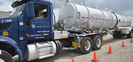 Driver in Tanker at 2024 Energy Transfer Truck Rodeo