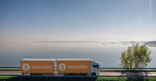 Sennder Truck on Road