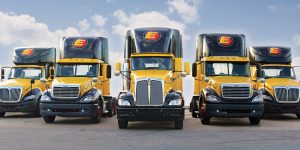 Estes Express Lines - Truck Line-Up