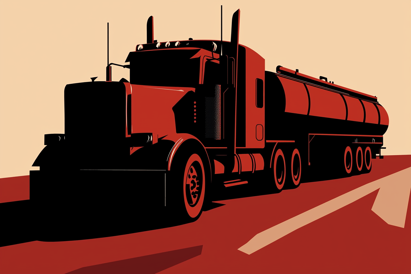 Oil Tanker Illustration