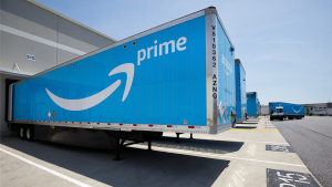 Amazon LTL Trailer at Dock