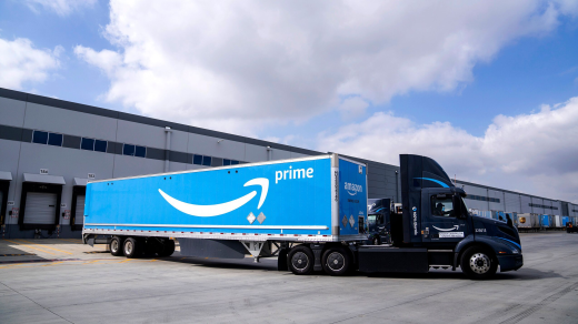 Amazon LTL Truck and Trailer