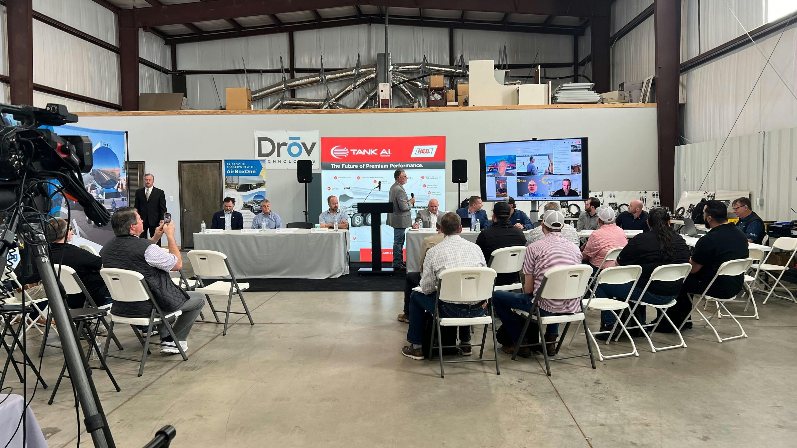 Panel session inside Kraft Tank’s facility at Tank Summit 2025