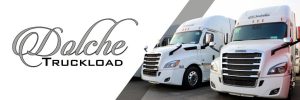 Dolche Logo with trucks next to it 1