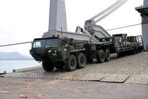 Major $49M EnTrans Marine Corps Contract Drives Off‑Road Trailer Upgrades 8 LVS fifth-wheel variant, towing an M870A2 semitrailer