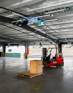 FreightSnap — automated dimensioning installed at crossdock