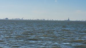 Photo of Texas city refineries