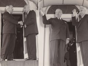 Iran Oil and Gas Turbulent Truth: A Definitive Look at 9 Turning Points in U.S. Strategy 15 Iranian Prime Minister Mohammad Mossadegh standing with U.S. President Harry S. Truman at Blair House in Washington, D.C.