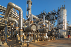Midwest Fuel Supply Squeeze: 8 Critical Forces Driving Chicago Jet Fuel and Midwest Diesel Tightness 1 Process piping and towers at the Phillips 66 Wood River refinery in Roxana, Illinois