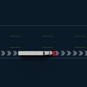 Autonomous Trucking Expansion: 7 Powerful but Cautious Signals From California Rules and Kodiak Growth 4 Top-down graphic of a Kodiak autonomous truck pathing through lanes using vehicle awareness and planning software.