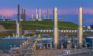 Renewable Diesel Mandate Reality Check: 7 Critical Pressures Facing U.S. Fuel Markets 12 Marathon Petroleum midstream facility with tanks, pipes, and fuel-handling infrastructure.