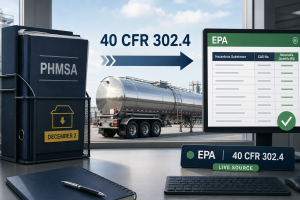 PHMSA’s 16 Final Rules: What Tank Fleets Need to Know Before September 3 15 PHMSA hazardous-substance reference shifting to EPA’s live 40 CFR 302.4 table for tank-fleet compliance