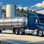 Chemical Tanker at a Distribution Facility